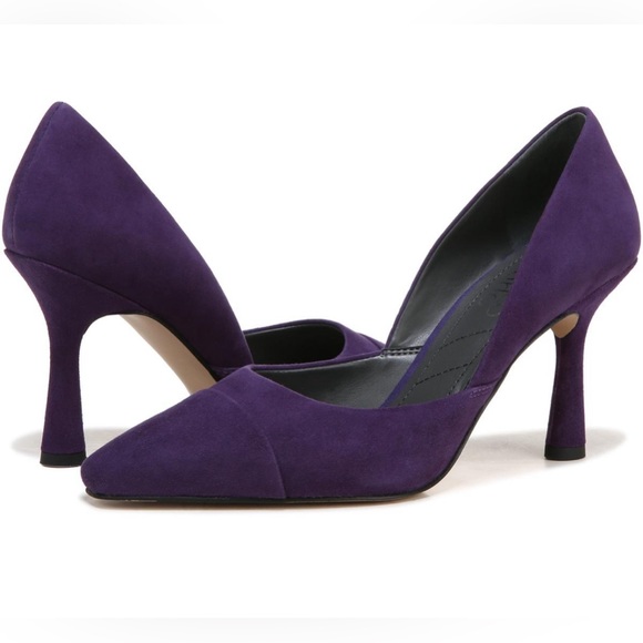 Franco Sarto Shoes - Franco Sarto Mila cushioned purple heels size 6.5